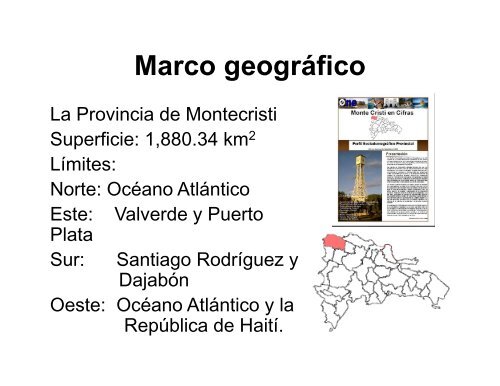 CLME Montecristi DiagnÃ³stico y Plan - Ministerio de Medio Ambiente