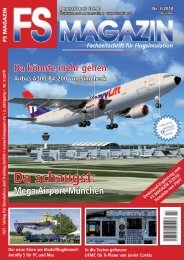 Fachzeitschrift für Flugsimulation - FS Magazin