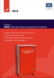 JB08 Helicrash Rescue Equipment Cabinet - Riveria - Riveria