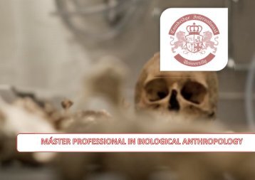 Máster Profesional en Antropología Biológica
