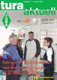 TURA organisiert Gesundheitswerkstatt TURA ... - TURA Bremen eV