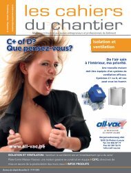 Isolation et ventilation - Les cahiers du chantier