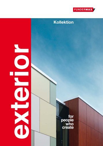 FunderMax Exterior Kollektion - Jago AG