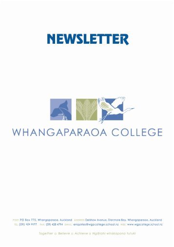 Friends of Whangaparaoa College