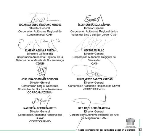 Cartilla del Pacto Intersectorial - Camacol