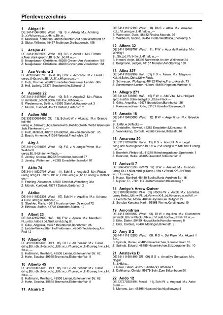 Turnierdienst Brinkmann Turnierdienst Brinkmann