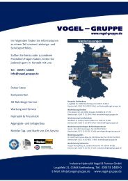 Parker-Katalog Hydraulik 4100 - Vogel Gruppe