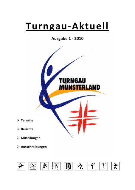 Turngau-Aktuell Ausgabe 1 - 2010 - Turngau Münsterland e.V.