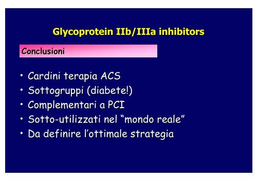 Gli inibitori del recettore IIb/IIIa - Cuorediverona.it