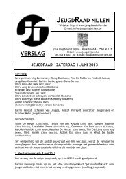 Verslag 1 juni 2013 - Jeugd Nijlen