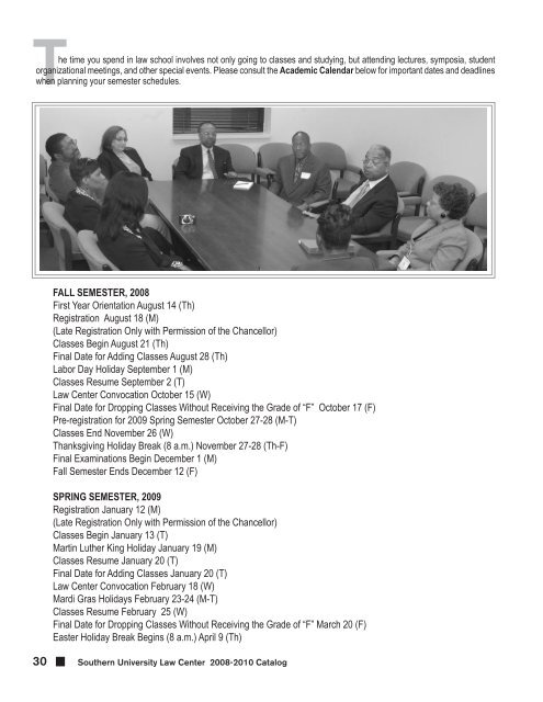 Directory - Southern University Law Center
