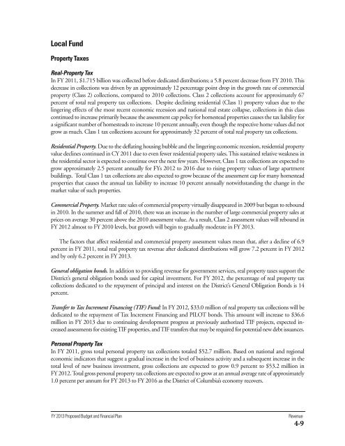 Volume 1 - Executive Summary - Office of the Chief Financial Officer