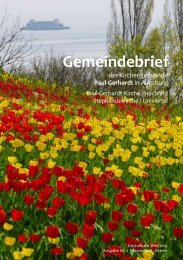 Gemeindebrief - Paul-Gerhardt Augsburg