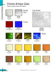 Chroma Antique Glass - Tulsa Stained Glass