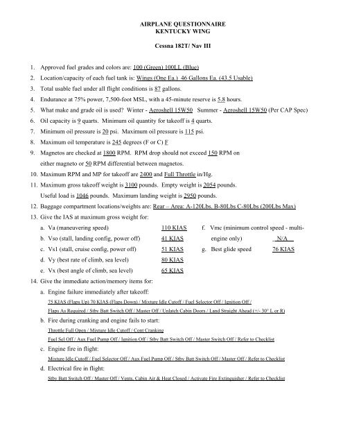 airplane-questionnaire-kentucky-wing-cap
