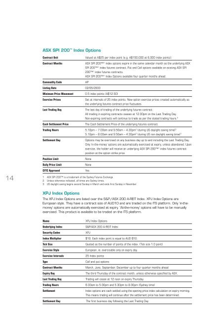 Introduction to Index Futures and Options - Bell Potter Securities