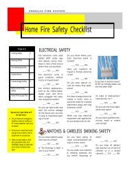 Click here for the Home Fire Safety Checklist. - Vandalia