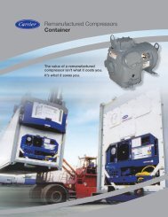 Remanufactured Compressors Container - Carrier Transicold ...