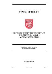 HM Prison La Moye Ã¢Â€Â“ Annual Report 2012 - States Assembly