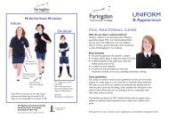 UNIFORM - Faringdon Community College