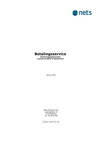 Betalingsservice - Nets