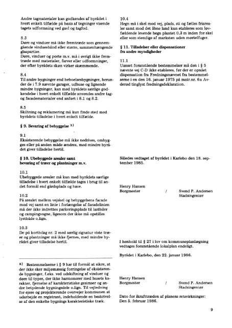 Lokalplan nr. 31 - Fredensborg Kommune