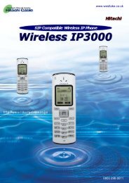 IP3000 WiFi Wireless IP Phone - Hitachi IP 3000 IP Telephone