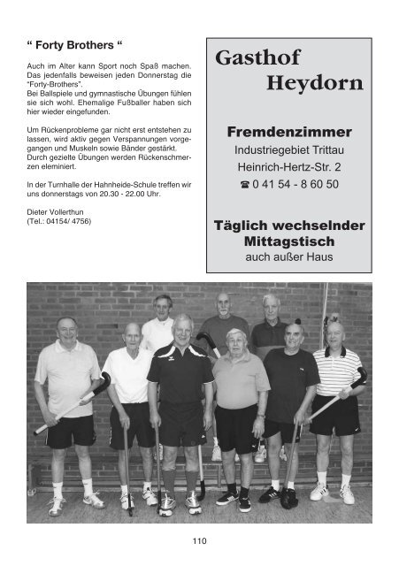 Turn- und Sportverein Trittau - beim TSV-Trittau