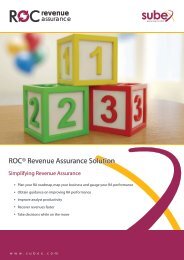 revenue assurance - Subex