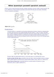 CviÄenÃ­ z +AES - mÄÅenÃ­ dynamickÃ½ch parametrÅ¯ OZ