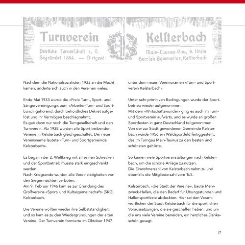 Turn- und Sportverein e.V. Kelsterbach - TUS Kelsterbach