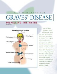 Radiotherapy for Graves' Disease - Mallinckrodt Institute of Radiology