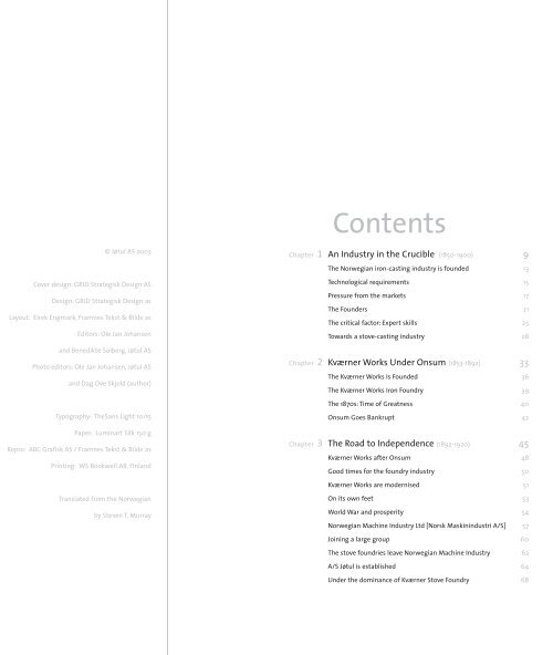 Chapter 1, part 1 - JÃ¸tul stoves and fireplaces