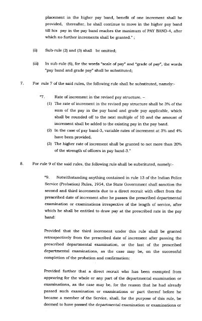 Indian Police Service (Pay)Amendment Rules, 2008)