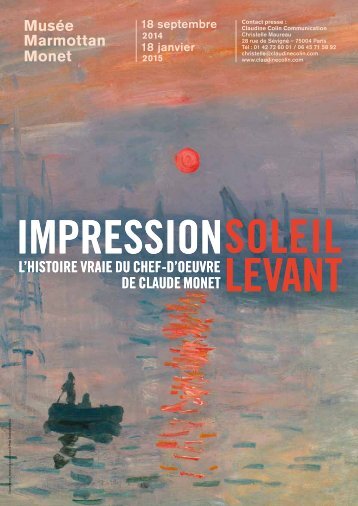 DP MUSEE MARMOTTAN MONET IMPRESSION SOLEIL LEVANT