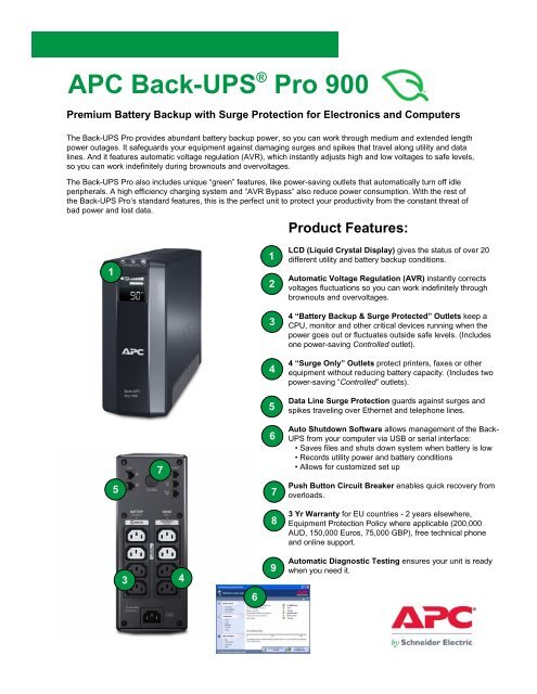 APC Back-UPSÂ® Pro 900 - APC Media