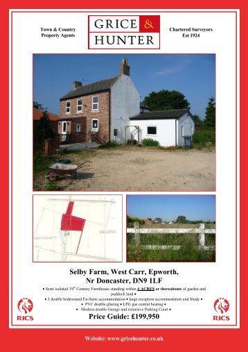 Selby Farm, Epworth Repo Brochure - Grice & Hunter