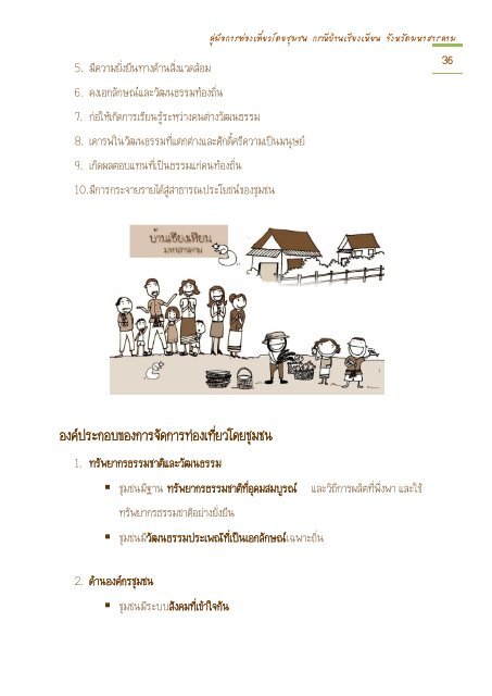 คู่มือการท่องเที่ยวโดยชุมชน - สำนักวิทยบริการ :: มหาวิทยาลัยมหาสารคาม