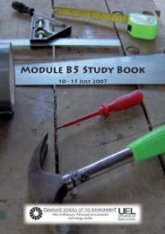 Module B5 Study Book - the Graduate School of the Environment