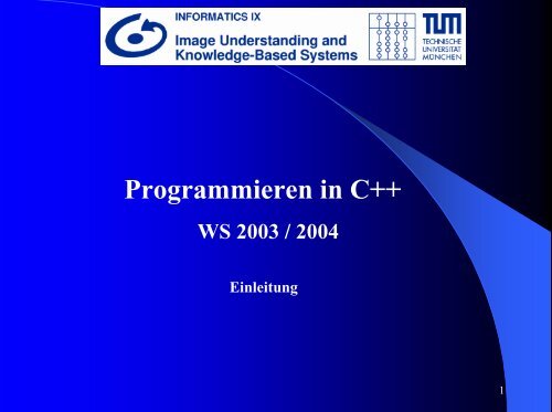 Programmieren in C++