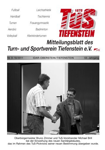 Mitteilungsblatt des Turn- und Sportverein ... - TuS Tiefenstein