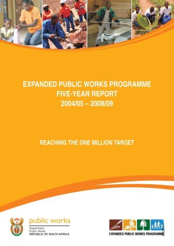 expanded public works programme five-year report ... - Business Trust