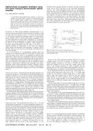 Optical phase conjugation technique using four-wave mixing in ...