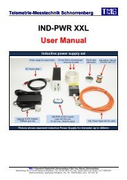 IND-PWR XXL User Manual - TMS Â· Telemetrie-Messtechnik ...