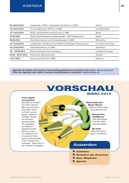 Minen â explosiver Dauerbrenner Les mines â un ... - Rotary Schweiz