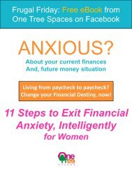 11 Steps to exit financial anxiety