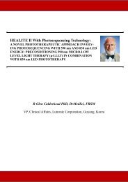 HEALITE II with photo sequencing technology - Lutronic