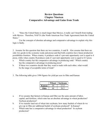 34 Absolute And Comparative Advantage Worksheet Answers - Notutahituq