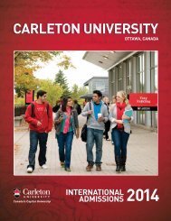 CARLETON UNIVERSITY