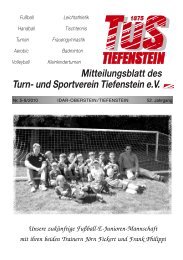 5-8/2010 - TuS Tiefenstein